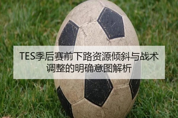 TES季后赛前下路资源倾斜与战术调整的明确意图解析